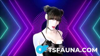 Young Ditzy Sissy Flops her Knob while Railing a ten-inch BIG BLACK COCK