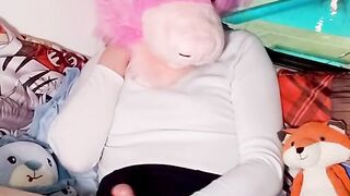 Puppy gets jerked and shoots torrid jism