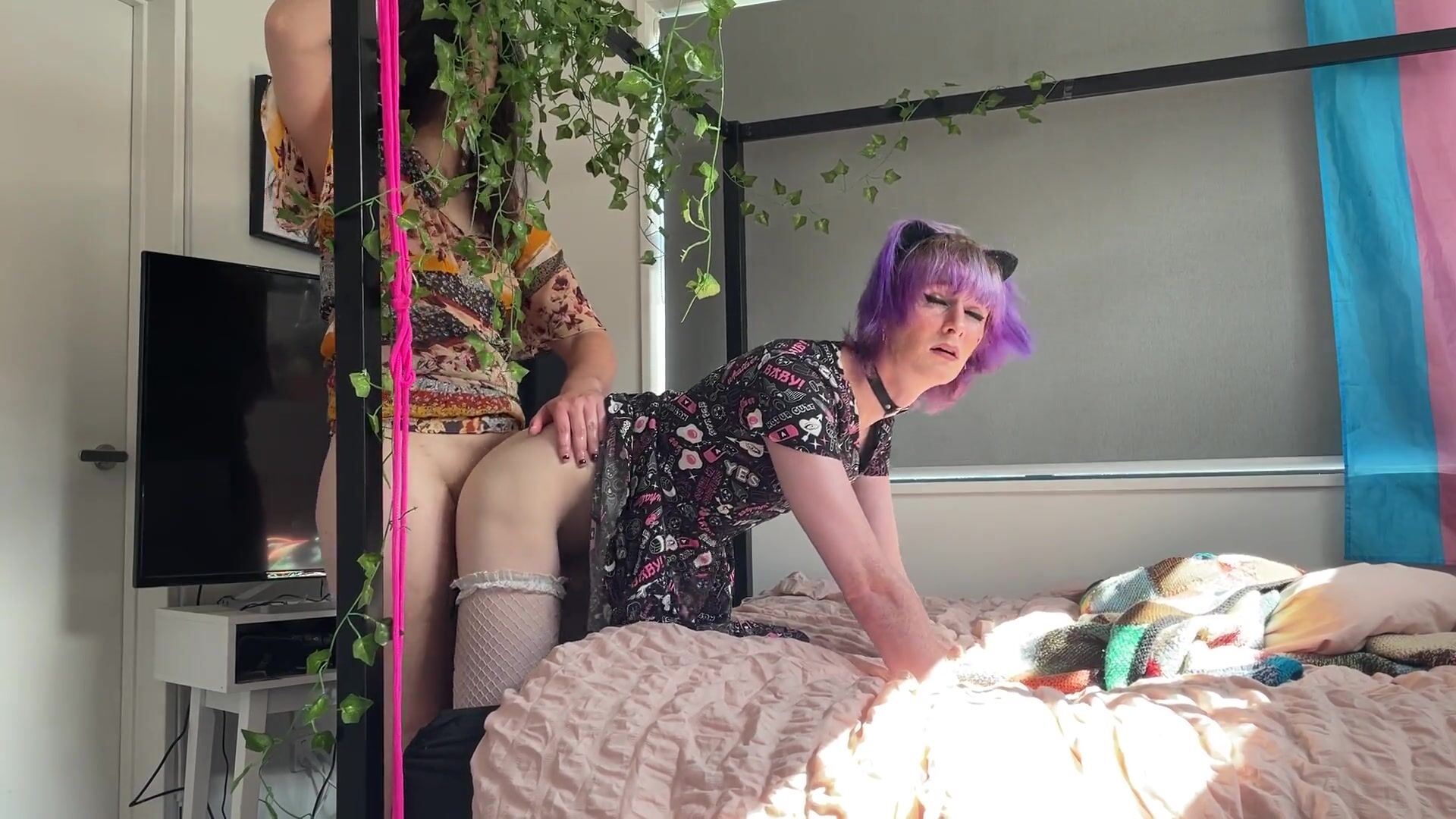 Fresh Zealand Inexperienced Trans Girly-Girl Ass-Fuck Bootie Banging Cassie...