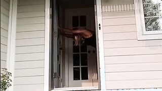 internal cumshot in my doorway mmm