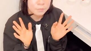 Femboy analplay privately in Internet cafe / 男の娘　ネカフェでこっそり発情あなにー