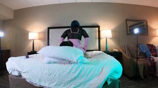 Trans Damsel with GINORMOUS ARSE Screwed No Condom Switch Roles Cowgirl