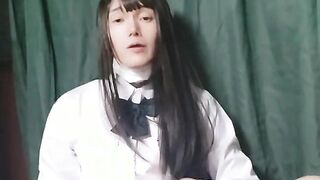 メスイキする女装子 Asian crossdresser taunting