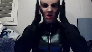 Just Colleague Pt1! Getting prepared with my girl mask Fucking Partner on!