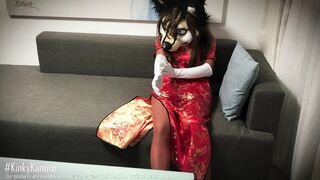 GRN-001 Grizzly woman in Mandarin gown (and a idiot underneath her) - Trailer