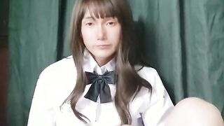 女装子オナニ－ Chinese crossdresser taunting