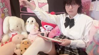 POINT OF VIEW Roleplay tsundere schoolgirlboy gets caught smelly his stepbrother’s lingerie