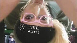 Restrain Bondage Filthy ThroatPie for Confined Tgirl