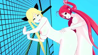FUTA TAIL CRIMSON X TAIL YELLOW THREE DIMENSIONAL MANGA PORN