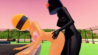 FUTA Among Us monster X yellow (THREE DIMENSIONAL MANGA PORN)