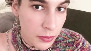 Super Hot Tgirl Drains in her pals building while shes away (teaser)