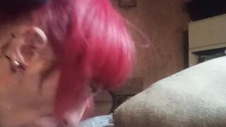 Gay-For-Pay Dude Gets Shaft Blown By Mind-Blowing T-Girl