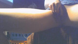 Lurk under my desk and observe me fap off to manga porn