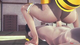 Final Wish Yaoi Babe Bee Cloud feet wank and ass fucking