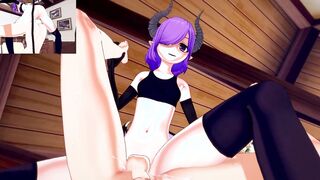 Monster Quest - Futa Rami and Futa Remi - Masculine taker POINT OF VIEW [Hentai Animation]