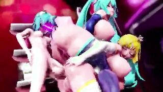 Futa Hermaphroditism Rectal Gang-Fuck Good-Sized Jizz Flows 3 DIMENSIONAL Manga Porn