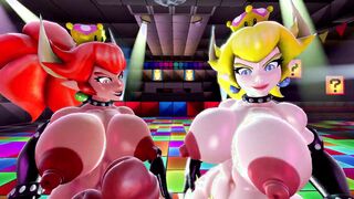 Supah Mario Women Yam-Sized Arsed Fat Funbag Futa Hookup.