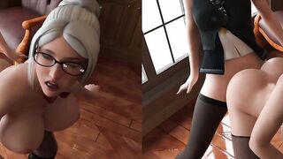 Pummeling the tutor Meiko Shiraki - two - VR VERSION