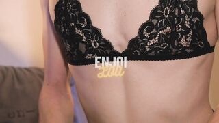 VERY FIRST FRENCH TRANS Jerk Off Instructions - I predominate you and make you spunk with me on a count