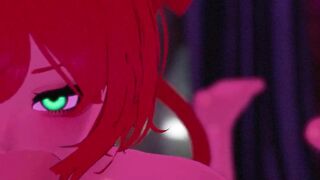 Crimson Head Catgirl Humps You In Her Hotel Apartment