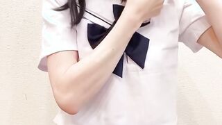 Chinese cross-dresser switches from uniform to tidy fashion