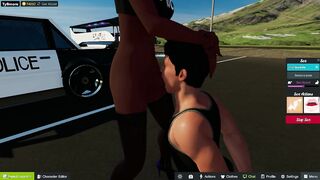 Ty and officer Jade 3dxchat