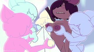 MOST COLORIFIC - Adorable Wooly Futa Manga Porn Toon Gang-Bang