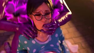 2 demonesses pummel firm the sorceress who challenged them- Misspelled Vignette two