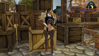 Alliance Futa Captain Ashtinn Faps off at the docks