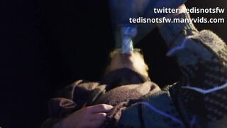 FTM porking himself outside