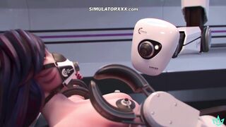 Futa Ahri Masturbated By Ai Machine [ GAMEPLAY ]