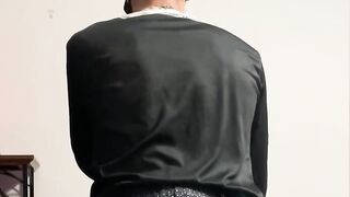 ultra-cute femboy plays with her fave plaything