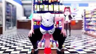 Futa Hermaphroditism Ass-Fuck Large Pop-Shots 3 DIMENSIONAL Anime Porn