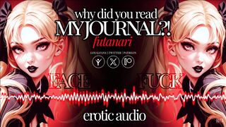 [Erotic Audio] Why did you read my journal?!! - Facefuck Hermaphroditism Roomie