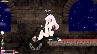 Angel Marielle Side Scroller Transgender Porno game Have Fun [Part 03] + Download