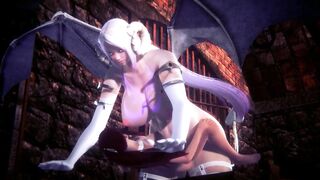 Enormous white succubus