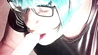 XXX GARGLE sissy mega-bitch she-creature BJ'S SUPAH FILTHY gasping SICK & NAUGHTY lollipop munching dame