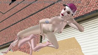 Highly Killer 18yo Woman Dual Fake penis Culo Pulverizes Sexy She-male THREE DIMENSIONAL Toon Manga porn