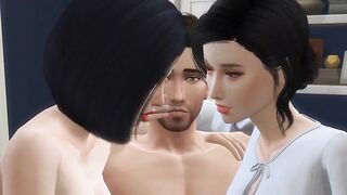 two Chinese Damsels predominated by BWC in "Temptations" - Scene 47