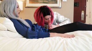 Trans Kelsey Schoolteachers Deep-throats Crossdresser's Yam-sized Salami