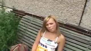youthfull light-haired cgreetingsck enjoy juiceed On In Public