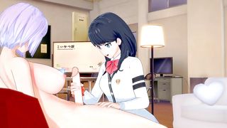 Hermaphroditism Akane Shinjo Ravage Rikka Takarada(3 dimensional Anime Porn)