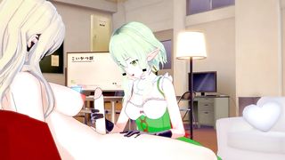 Hermaphroditism Sword Maiden Shag High Elf Archer(three dimensional Manga Porn)