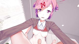 Alt. Doki Doki Futa Bar: Futa Natsuki Sladké Kurva s Futa Yuri - Taker POINT OF VIEW