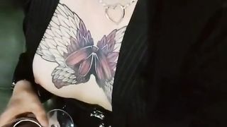 Transgirl biggirl BunnycatRay with a servant fuckslut(More on onlyfans)