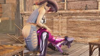 Cowgirl futa bang widowmaker overwatch